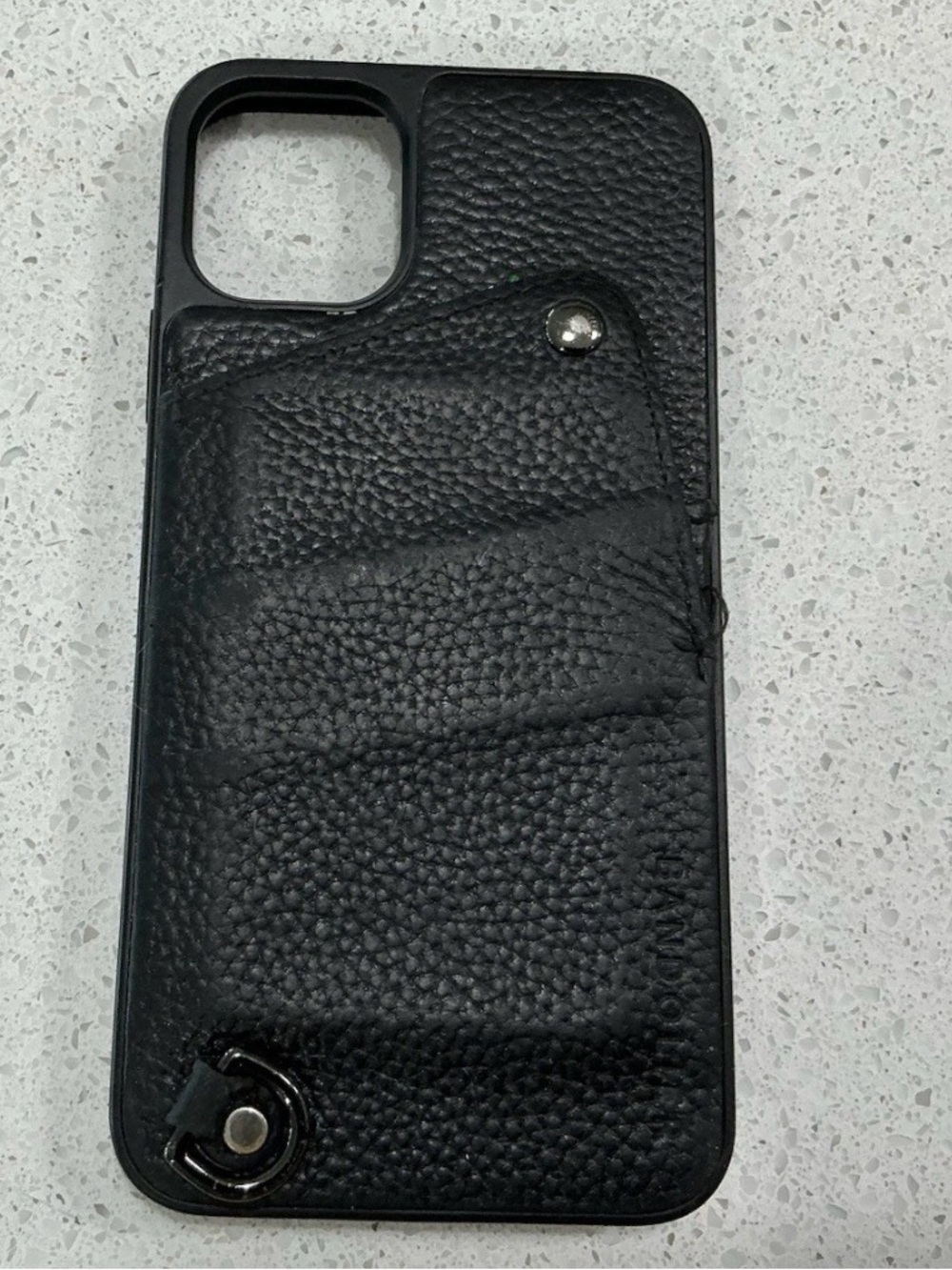 Bandolier iPhone black 6.25x3.25 Phone Case No Strap